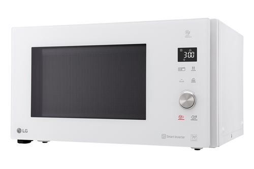 Horno microondas combinado LG MH7265DDH de 1200 W, color blanco - Imagen de 3