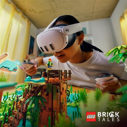 Gafas de realidad virtual y mixta Meta Quest 3 de 512 GB en color blanco - Imagen de 3