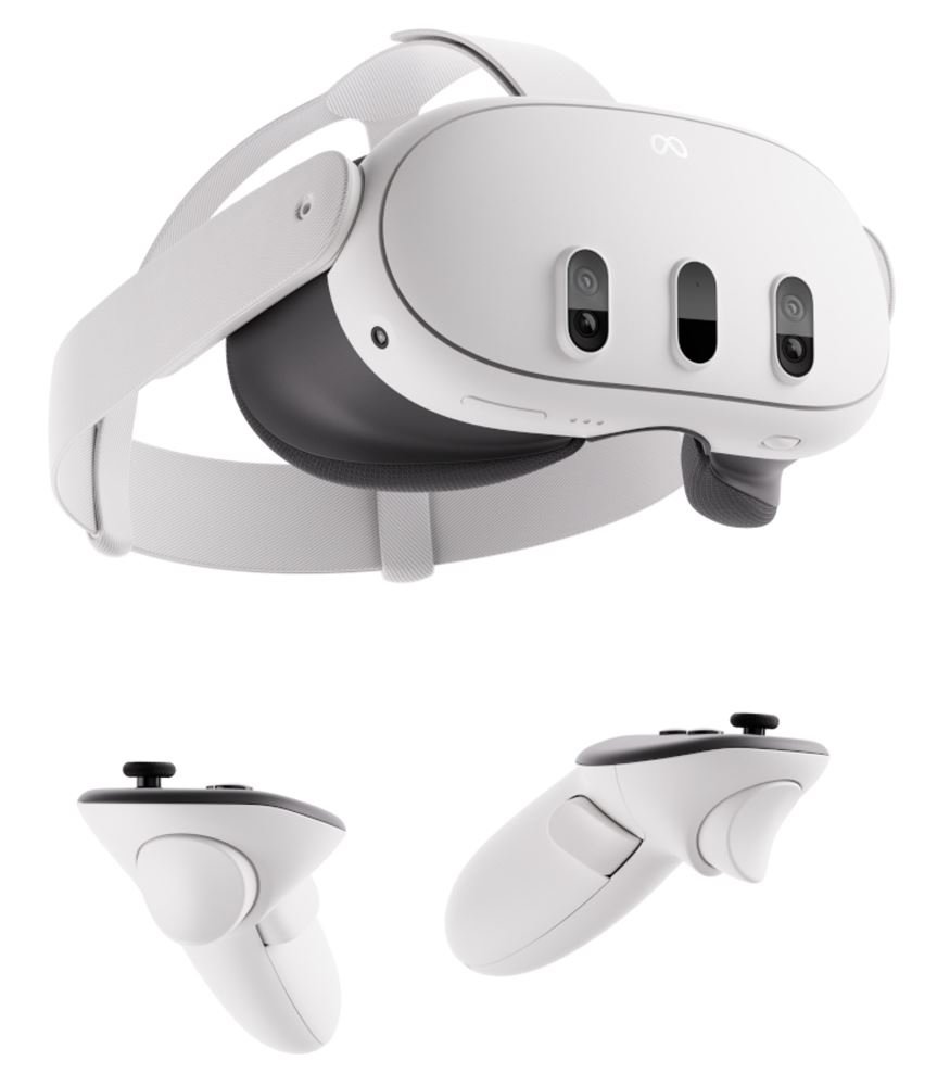 Gafas de realidad virtual y mixta Meta Quest 3 de 512 GB en color blanco
