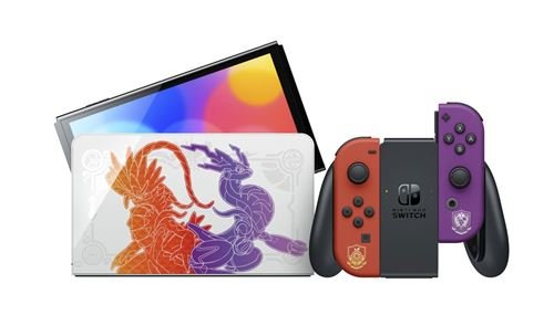 Consola Nintendo Switch OLED Modelo Edición Pokémon Escarlata y Pokémon Púrpura - Imagen de 6