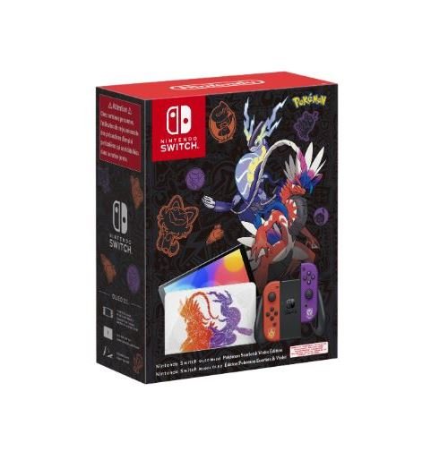Consola Nintendo Switch OLED Modelo Edición Pokémon Escarlata y Pokémon Púrpura - Imagen de 7