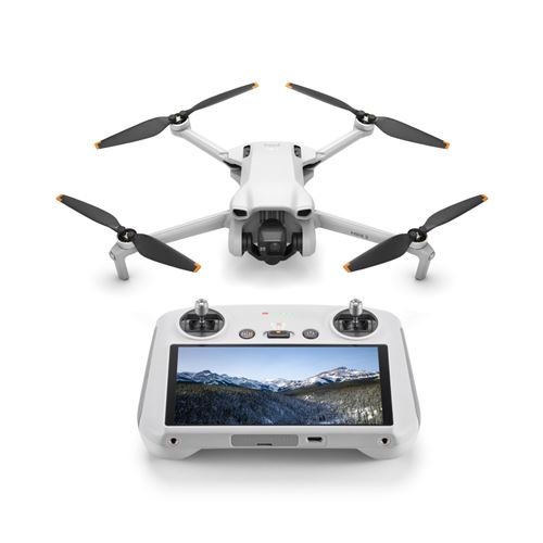 Dron Dji Mini 3 con mando a distancia integrado pantalla Gris