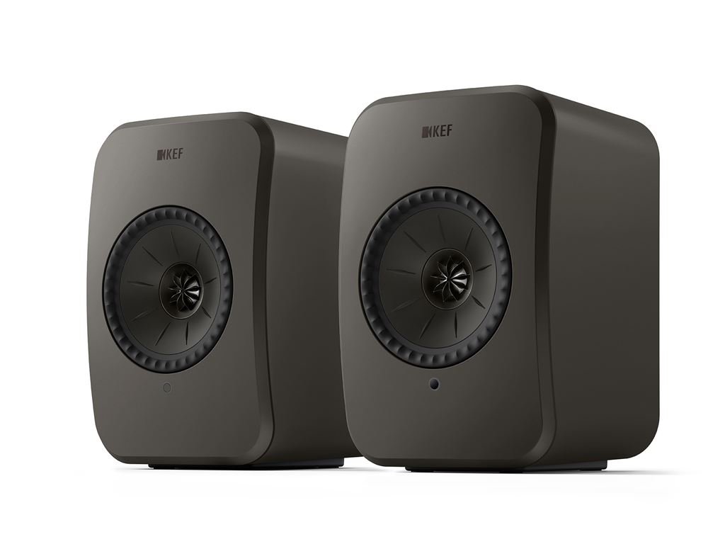 Altavoces Hi-Fi conectados KEF LSX 2 LT en gris grafito, vendidos en pares - Imagen de 2