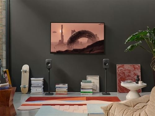Altavoces Hi-Fi conectados KEF LSX 2 LT en gris grafito, vendidos en pares - Imagen de 7