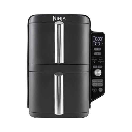 Freidora Ninja Double Stack DualZone SL400EU 2470W negra y gris - Imagen de 2