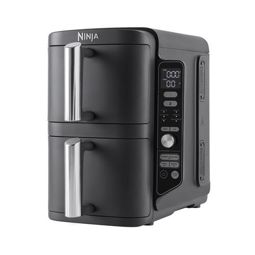 Freidora Ninja Double Stack DualZone SL400EU 2470W negra y gris - Imagen de 3