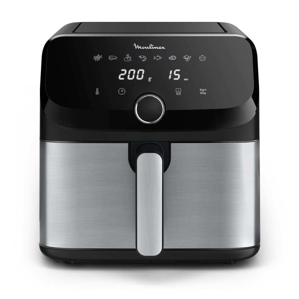 Freidora sin aceite Moulinex Easy Fry Mega EZ855D 2020 W de acero inoxidable