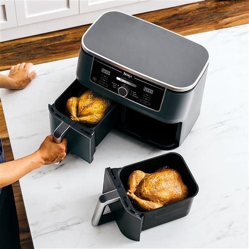 Freidora de aire Ninja Foodi MAX Dual Zone AF400EU 2470W negra - Imagen de 5