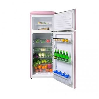Linarie Arzy LJDD206PINK Frigorífico Congelador Retro 2 Puertas 206 Litros Rosa - Imagen de 3
