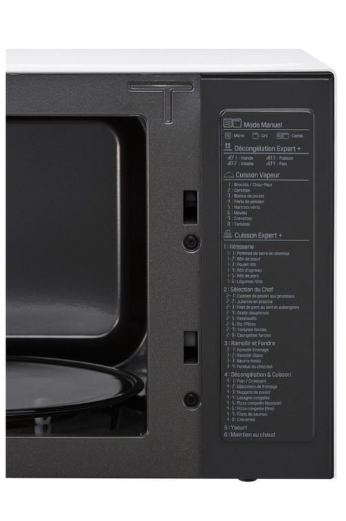 Horno microondas combinado LG MH7265DDH de 1200 W, color blanco - Imagen de 7