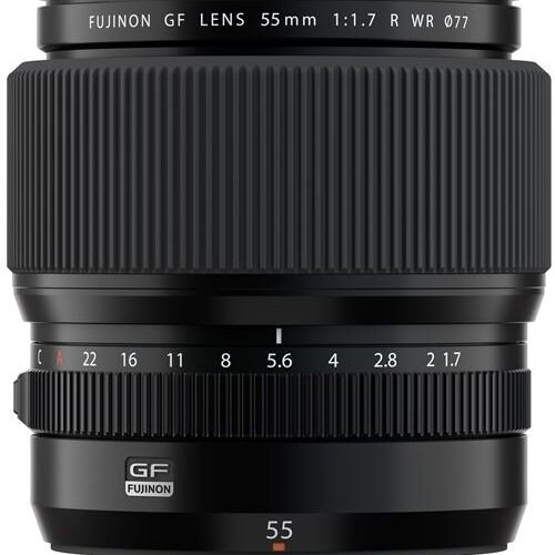 Objetivo híbrido GF 55 mm f/1.7 R WR para GFX Black