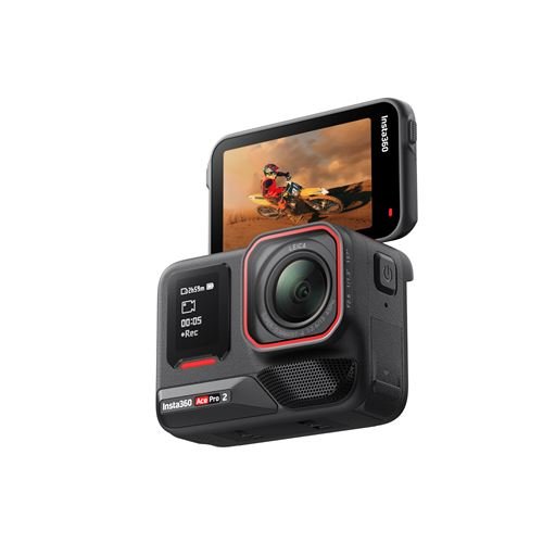 Paquete de cámara deportiva Insta360 Ace Pro 2 negro + 2ª batería - Imagen de 2