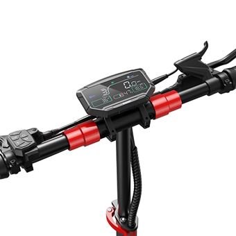 Patinete eléctrico iScooter iX8 (65-70 km, 1200 W*2, 48 V, 20 Ah, neumáticos de 12 pulgadas, doble tracción, 4 velocidades ajustables, 150 kg, con bolsa y pantalla) - Imagen de 3