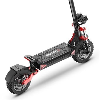Patinete eléctrico iScooter iX8 (65-70 km, 1200 W*2, 48 V, 20 Ah, neumáticos de 12 pulgadas, doble tracción, 4 velocidades ajustables, 150 kg, con bolsa y pantalla) - Imagen de 5