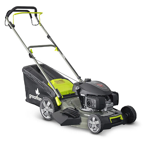 Cortacésped autopropulsado de gasolina Greatland de 167 cc con motor Honda, sistema de triturado y descarga lateral